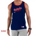 Wholesale Cheap Men's Nike Washington Nationals Home Practice Tank Top Blue