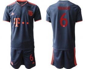 Wholesale Cheap Bayern Munchen #6 Thiago Third Soccer Club Jersey