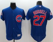 Wholesale Cheap Cubs #27 Addison Russell Blue Flexbase Authentic Collection Stitched MLB Jersey