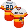 Wholesale Cheap Astros #20 Preston Tucker White/Orange Cooperstown Stitched Youth MLB Jersey