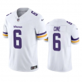 Wholesale Cheap Men's Minnesota Vikings #6 Lewis Cine White 2023 F.U.S.E. Vapor Untouchable Stitched Jersey