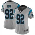 Wholesale Cheap Nike Panthers #92 Zach Kerr Silver Women's Stitched NFL Limited Inverted Legend Jersey