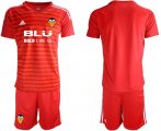 Wholesale Cheap Valencia Blank Red Goalkeeper Soccer Club Jersey