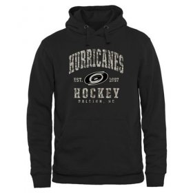 Wholesale Cheap Carolina Hurricanes Camo Stack Pullover Hoodie Black