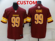 Wholesale Cheap Men's Washington Commanders Customized Red NEW 2022 Vapor Untouchable Stitched Nike Limited Jersey