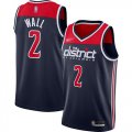 Wholesale Cheap Wizards #2 John Wall Navy Blue Basketball Swingman Statement Edition 2019-2020 Jersey