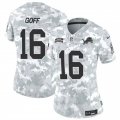 Cheap Women's Detroit Lions #16 Jared Goff 2024 F.U.S.E Arctic Camo Salute To Service Limited Stitched Jersey(Run Small)