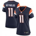 Cheap Women's Denver Broncos #11 Josh Reynolds Navy 2024 Stitched Jersey(Run Small)