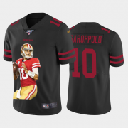 Cheap San Francisco 49ers #10 Jimmy Garoppolo Nike Team Hero 3 Vapor Limited NFL 100 Jersey Black