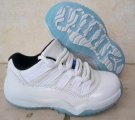 Wholesale Cheap Kids Air Jordan 11 Legend Blue White/Light blue