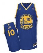 Wholesale Cheap Golden State Warriors #10 David Lee Blue Swingman Jersey