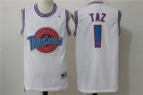 Wholesale Cheap Tune Squad 1 Taz White Stitched Movie Jersey