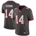 Wholesale Cheap Tampa Bay Buccaneers #14 Chris Godwin Men's Nike Pewter Alternate Vapor Limited Jersey