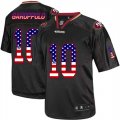 Wholesale Cheap Nike 49ers #10 Jimmy Garoppolo Black Men's Stitched NFL Elite USA Flag Fashion Jersey