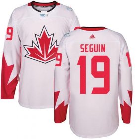 Wholesale Cheap Team Canada #19 Tyler Seguin White 2016 World Cup Stitched Youth NHL Jersey