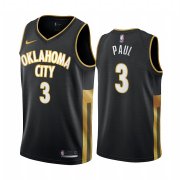 Wholesale Cheap Nike Thunder #3 Chris Paul Black 2019-20 City Edition Swingman NBA Jersey