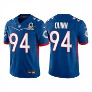 Wholesale Cheap Men's Chicago Bears #94 Robert Quinn 2022 NFC Royal Pro Bowl Stitched Jersey