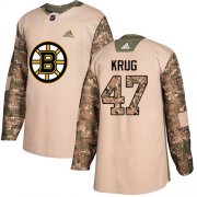 Wholesale Cheap Adidas Bruins #47 Torey Krug Camo Authentic 2017 Veterans Day Stitched NHL Jersey