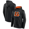 Wholesale Cheap Men's Cincinnati Bengals Black On The Ball Pullover Hoodie