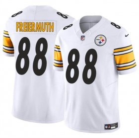 Men\'s Pittsburgh Steelers #88 Pat Freiermuth White 2024 F.U.S.E. Alternate Vapor Untouchable Limited Stitched Jersey