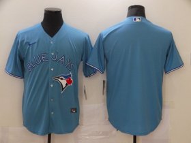 Wholesale Cheap Men Toronto Blue Jays Blank Light blue Game Nike MLB Jerseys