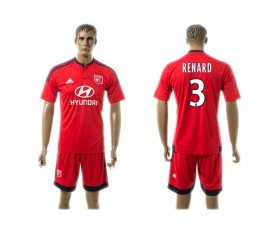 Wholesale Cheap Lyon #3 Renard Away Soccer Club Jersey