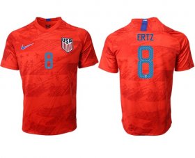 Wholesale Cheap USA #8 Ertz Away Soccer Country Jersey