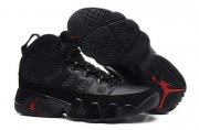 Wholesale Cheap Womens Air Jordan 9 Retro Shoes Black/red