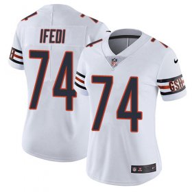 Wholesale Cheap Nike Bears #74 Germain Ifedi White Women\'s Stitched NFL Vapor Untouchable Limited Jersey