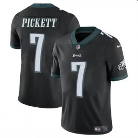 Cheap Men\'s Philadelphia Eagles #7 Kenny Pickett Black Vapor Untouchable Limited Football Stitched Jersey