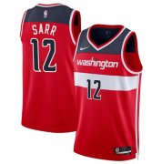 Cheap Men's Washington Wizards #12 Alexandre Sarr Red Icon Edition Stitched Basketball Jersey