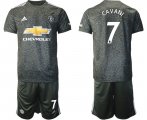 Wholesale Cheap Men 2020-2021 club Manchester United away 7 white Soccer Jerseys