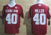 Wholesale Cheap Texas A&M Aggies #40 Von Miller Red Jersey