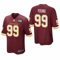 Cheap Washington Redskins #99 Chase Young Men's Nike Burgundy Bobby Mitchell Uniform Patch NFL Game Jersey