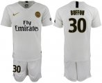 Wholesale Cheap Paris Saint-Germain #30 Buffon Away Soccer Club Jersey