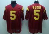 Wholesale Cheap USC Trojans #5 Bush Red Jersey