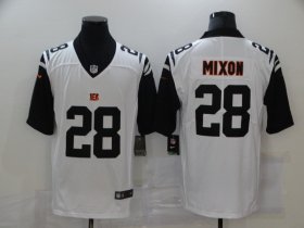 Wholesale Cheap Men\'s Cincinnati Bengals #28 Joe Mixon White 2016 Color Rush Stitched NFL Nike Limited Jersey