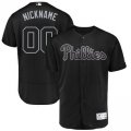 Wholesale Cheap Philadelphia Phillies Majestic 2019 Players' Weekend Flex Base Authentic Roster Custom Jersey Black