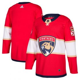 Wholesale Cheap Adidas Panthers Blank Red Home Authentic Stitched NHL Jersey