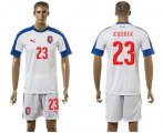 Wholesale Cheap Czech #23 Koubek Away Soccer Country Jersey