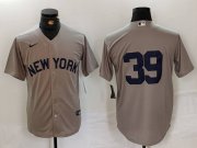 Cheap Men's New York Yankees #39 Jose Trevino Grey Cool Base Stitched Jersey