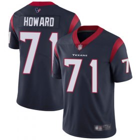 Wholesale Cheap Nike Texans #71 Tytus Howard Navy Blue Team Color Men\'s Stitched NFL Vapor Untouchable Limited Jersey