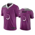 Wholesale Cheap Minnesota Vikings #5 Dan Bailey Purple Vapor Limited City Edition NFL Jersey