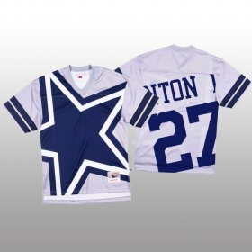 Wholesale Cheap NFL Dallas Cowboys #27 Ha Ha Clinton-Dix White Men\'s Mitchell & Nell Big Face Fashion Limited NFL Jersey