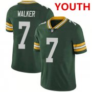 Cheap Youth Green Bay Packers #7 Quay Walker Green Vapor Untouchable Limited Stitched Football Jersey