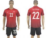 Wholesale Cheap Turkey #22 Oztekin Home Soccer Country Jersey