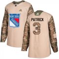 Wholesale Cheap Adidas Rangers #3 James Patrick Camo Authentic 2017 Veterans Day Stitched NHL Jersey