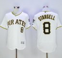 Wholesale Cheap Pirates #8 Willie Stargell White Flexbase Authentic Collection Stitched MLB Jersey