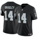 Cheap Men's Las Vegas Raiders #14 Carter Bradley Black F.U.S.E. Vapor Football Stitched Jersey