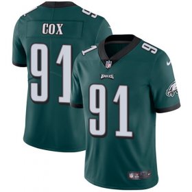 Wholesale Cheap Nike Eagles #91 Fletcher Cox Midnight Green Team Color Men\'s Stitched NFL Vapor Untouchable Limited Jersey